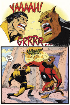 Mr. Furious VS. the Wolfman.