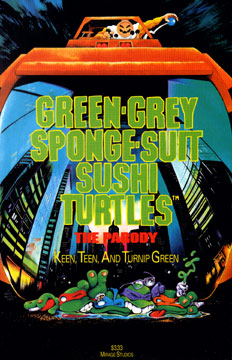 Green-Grey Sponge-Suit Sushi Turtles